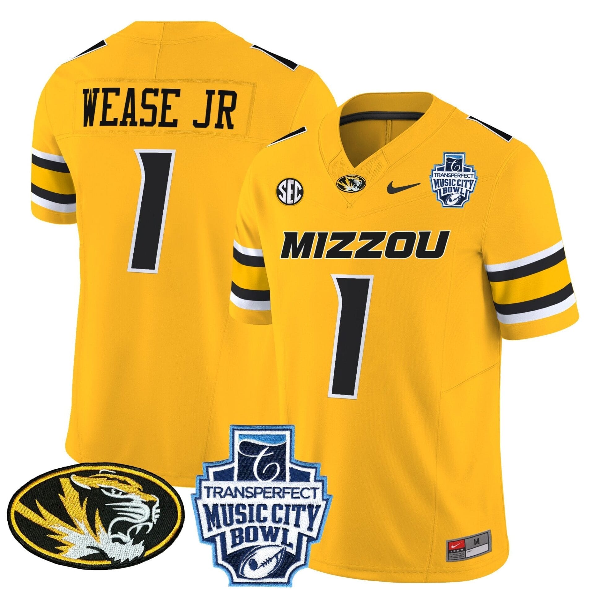 Missouri Tigers 2024 Music City Bowl Vapor Limited Jersey - All Stitched - Image 27