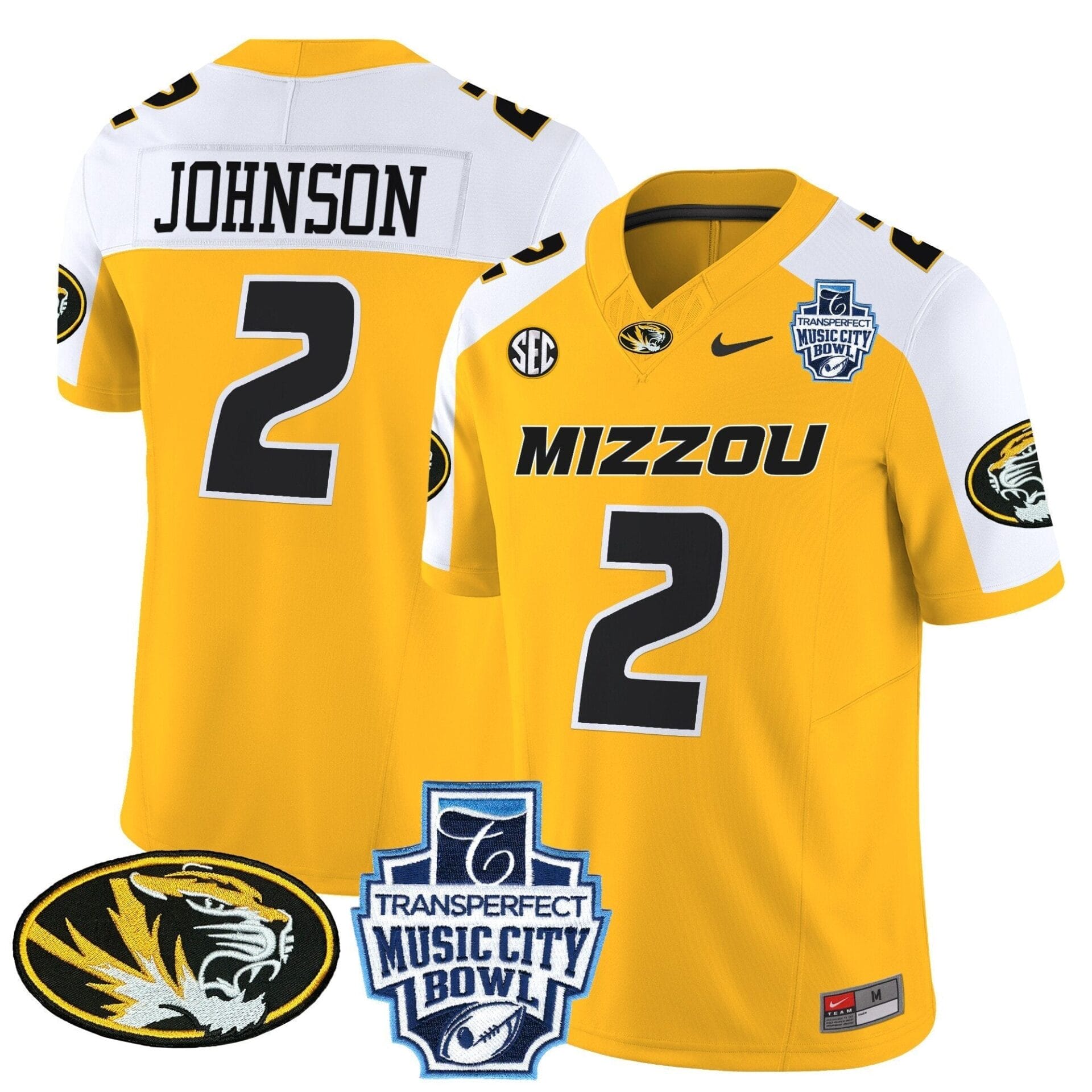 Missouri Tigers 2024 Music City Bowl Vapor Limited Jersey - All Stitched - Image 12