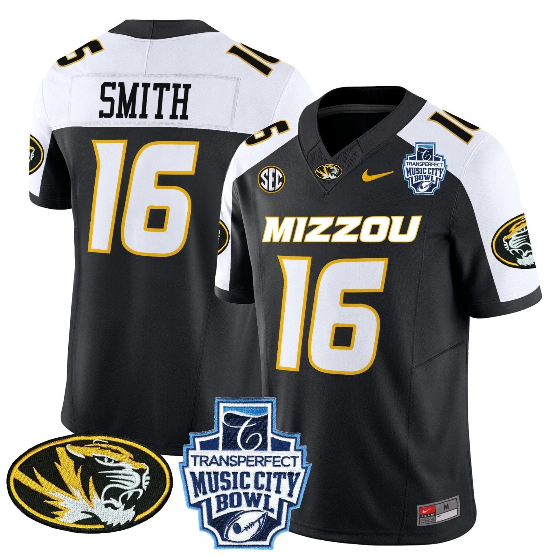 Missouri Tigers 2024 Music City Bowl Vapor Limited Jersey - All Stitched - Image 6