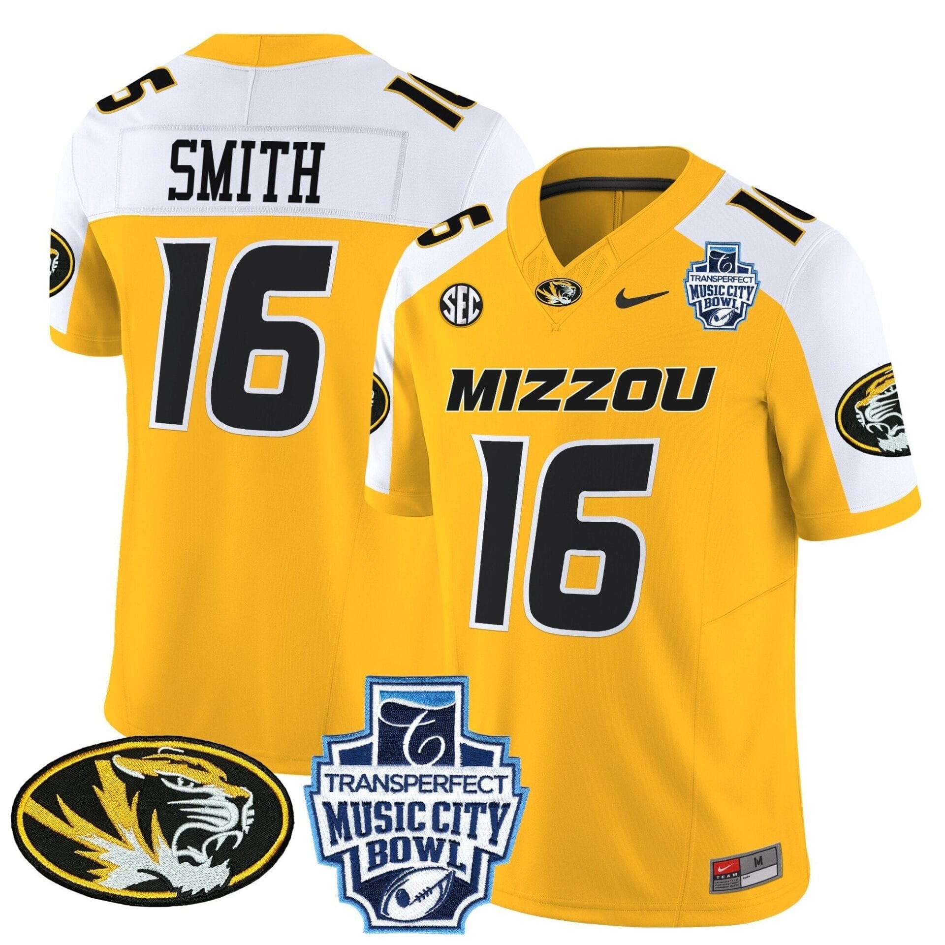 Missouri Tigers 2024 Music City Bowl Vapor Limited Jersey - All Stitched - Image 14