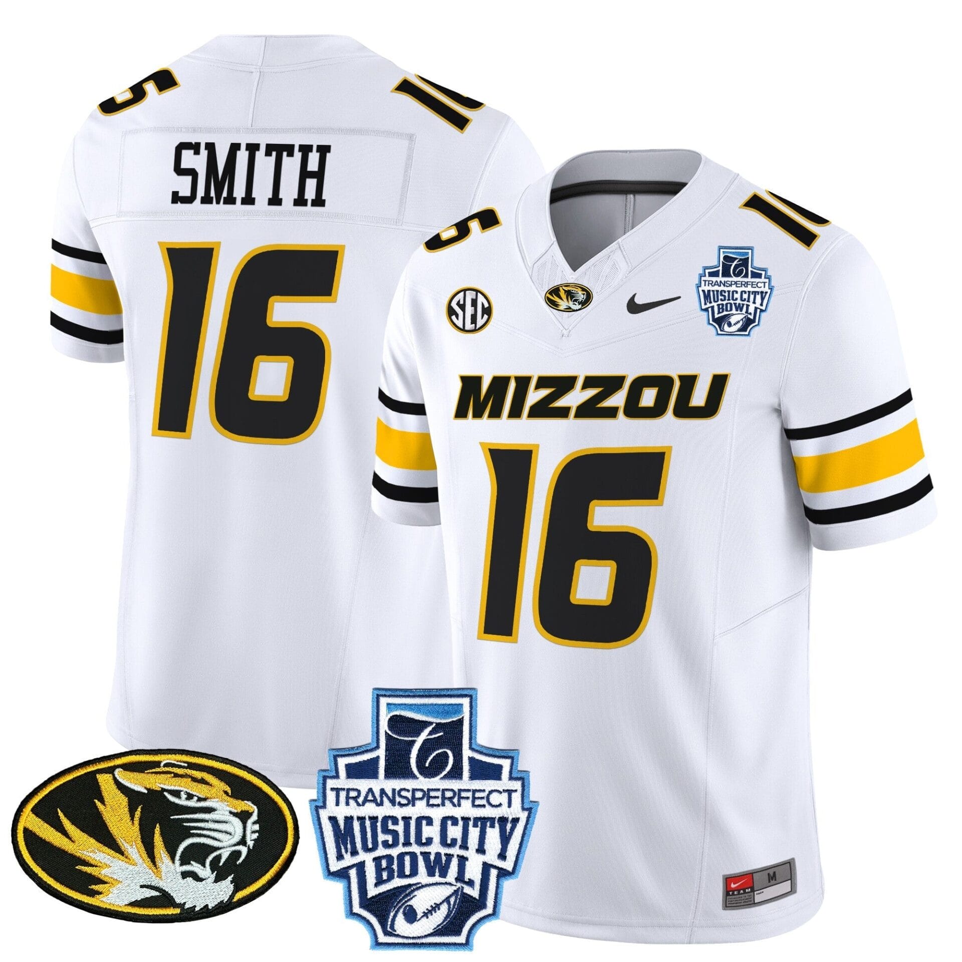Missouri Tigers 2024 Music City Bowl Vapor Limited Jersey - All Stitched - Image 38