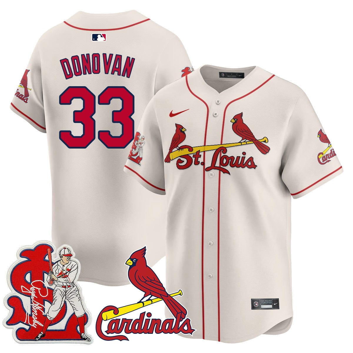 St. Louis Cardinals Rogers Hornsby Jersey - All Stitched - Image 28