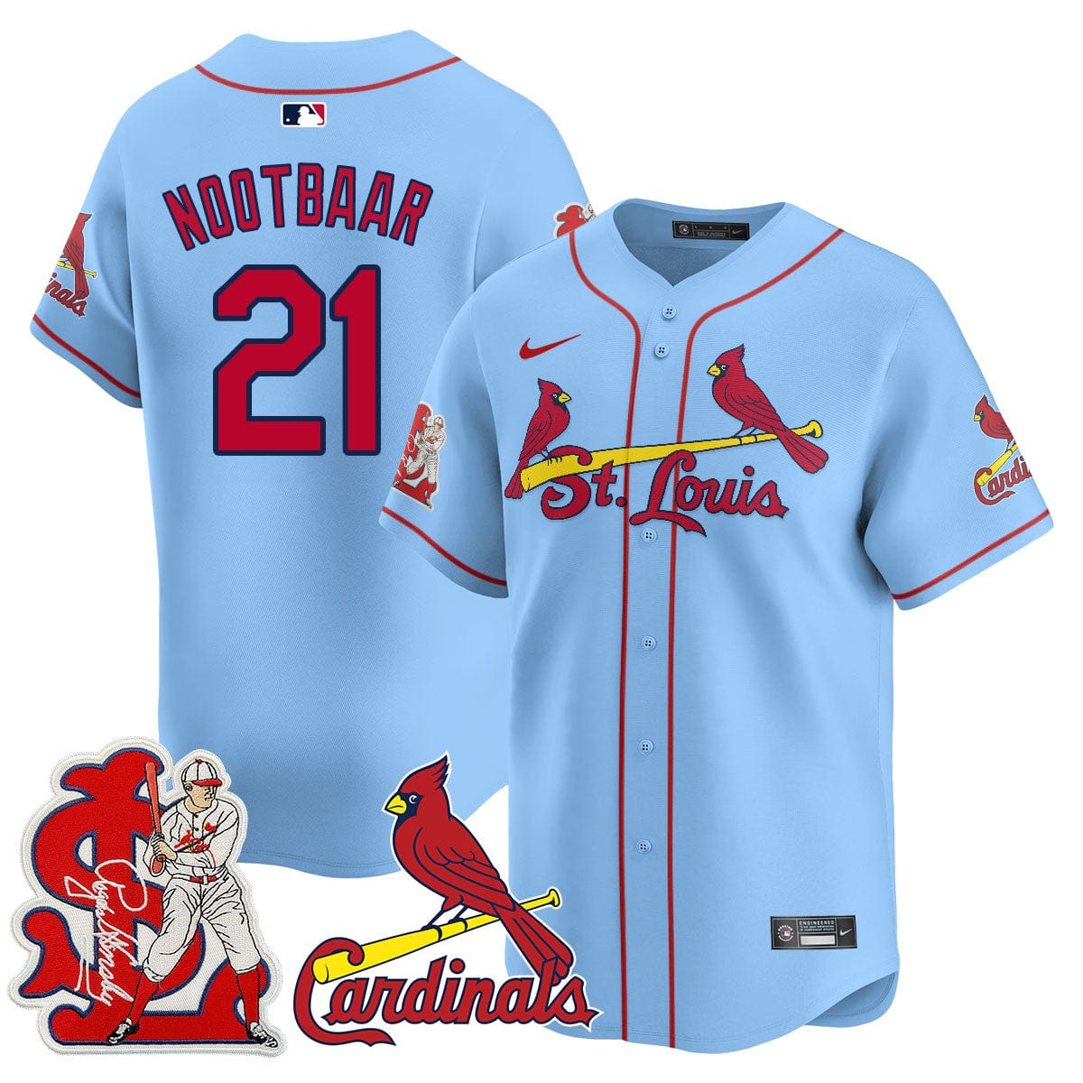 St. Louis Cardinals Rogers Hornsby Jersey - All Stitched - Image 37