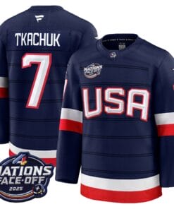Alternative view of USA 4 Nations Face-Off 2025 Premium Player Jersey - All Stitched