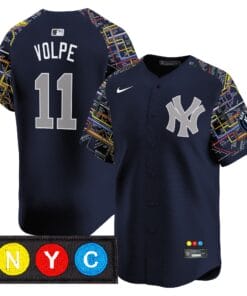 Alternative view of New York Yankees Subway Style Vapor Premier Limited Jersey - Stitched