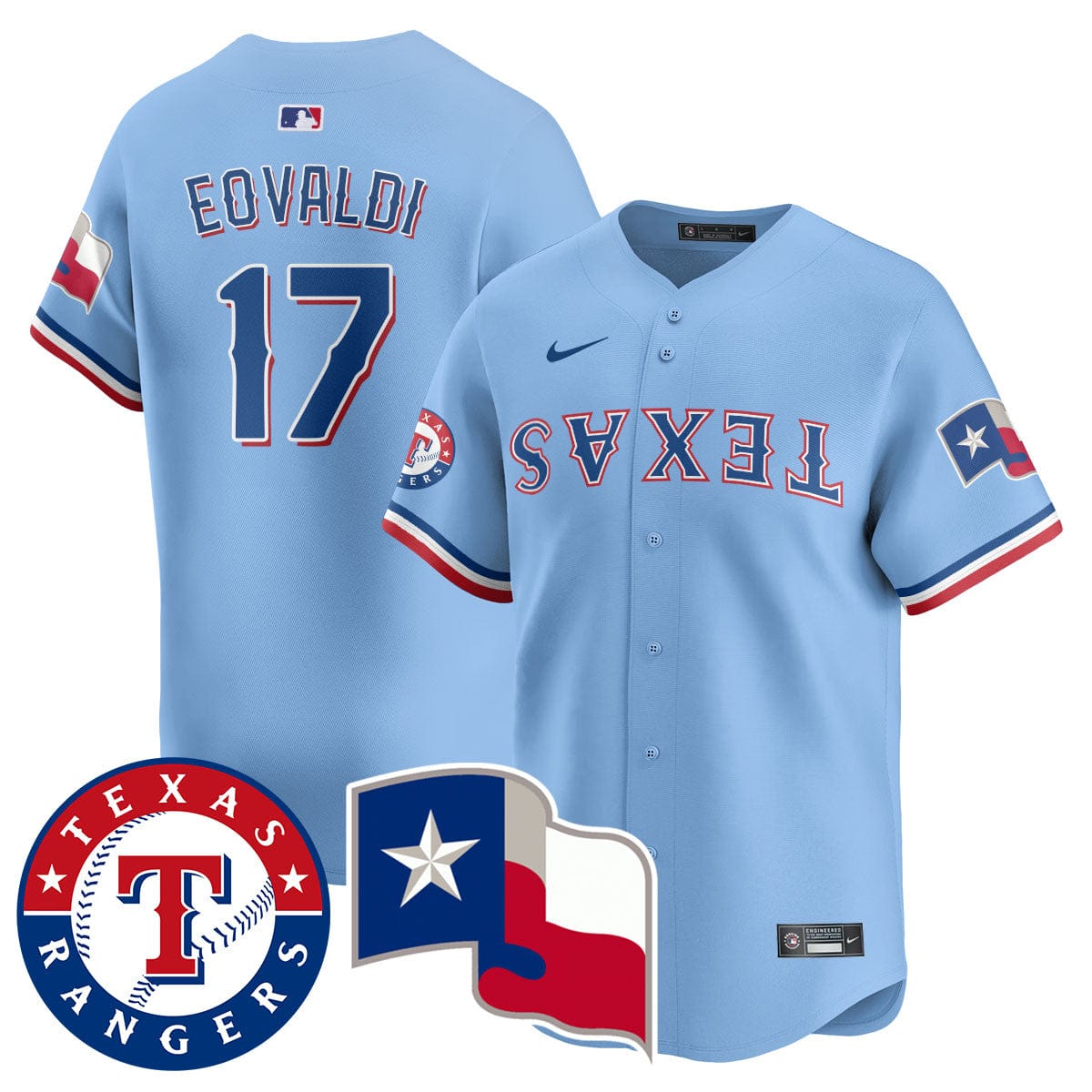 Texas Rangers True Brvnd Limited Jersey - All Stitched - Image 12