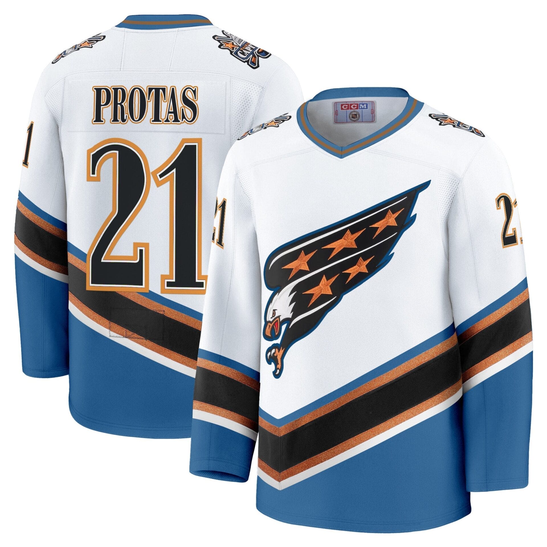 Washington Capitals Screaming Eagle Jersey Collection (1995-2024) - All Stitched - Image 18