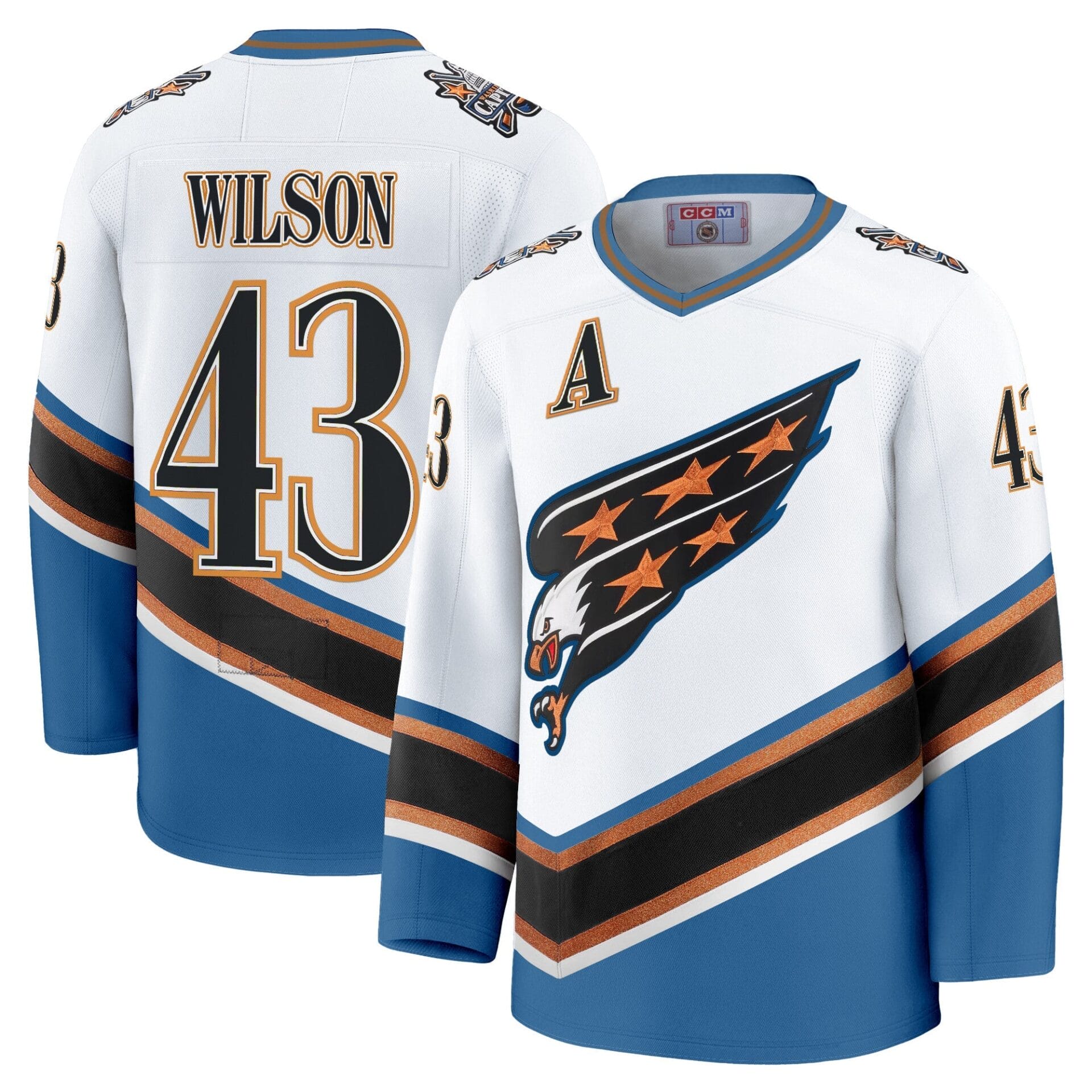 Washington Capitals Screaming Eagle Jersey Collection (1995-2024) - All Stitched - Image 19