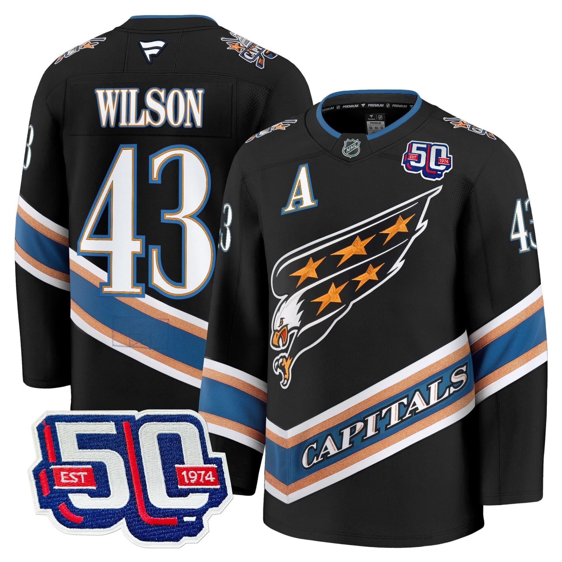 Washington Capitals Screaming Eagle Jersey Collection (1995-2024) - All Stitched - Image 12