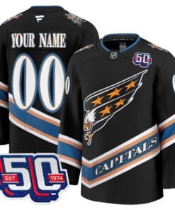 Alternative view of Washington Capitals Screaming Eagle Custom Jersey Collection (1995-2024) - All Stitched