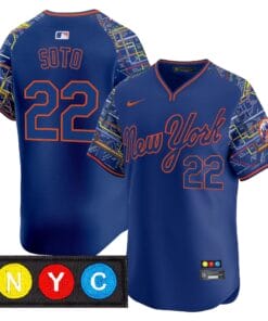 New York Mets Subway Style Vapor Premier Limited Jersey - Stitched