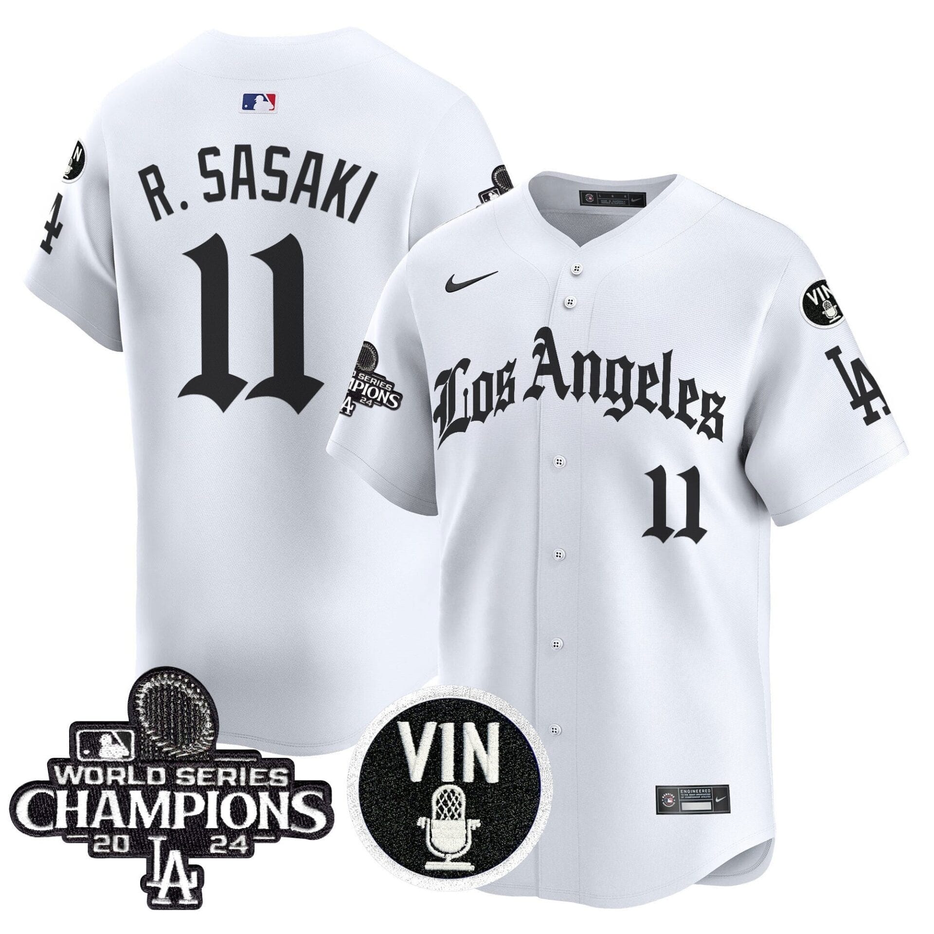 Dodgers 2025 LA Gothic Style Vapor Premier Limited Jersey - All Stitched - Image 14