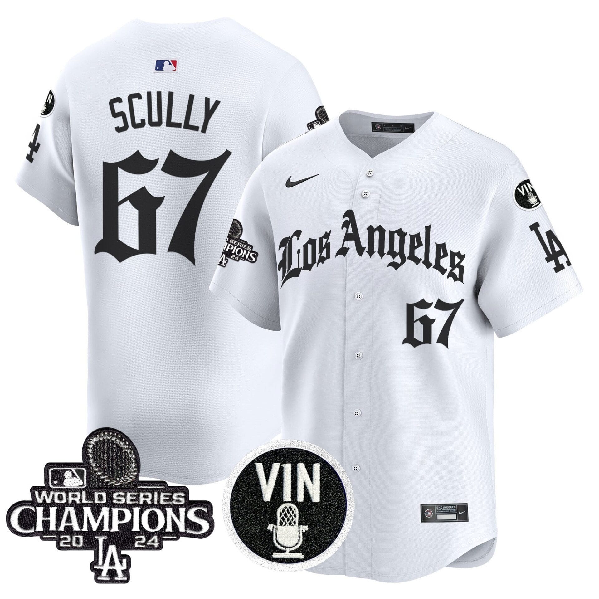 Dodgers 2025 LA Gothic Style Vapor Premier Limited Jersey - All Stitched - Image 18