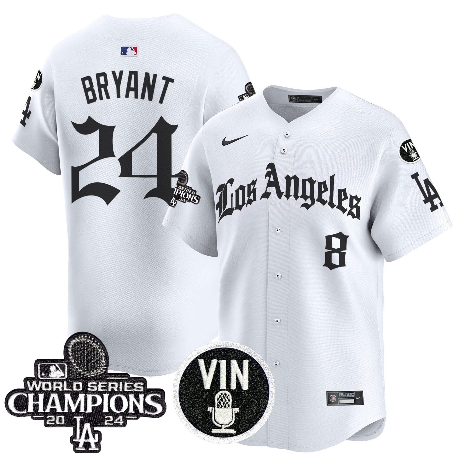 Dodgers 2025 LA Gothic Style Vapor Premier Limited Jersey - All Stitched - Image 17