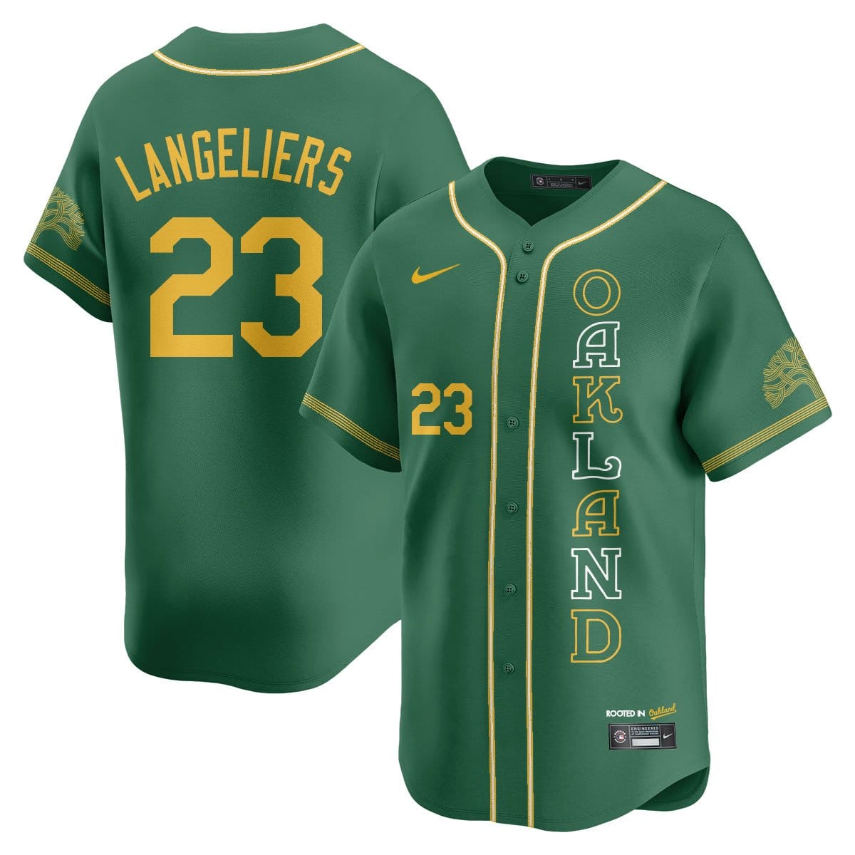 Oakland Athletics City Connect Concept Jersey - All Stitched