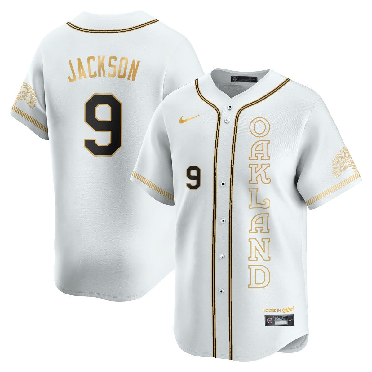 Oakland Athletics City Connect Concept Jersey - All Stitched - Image 10