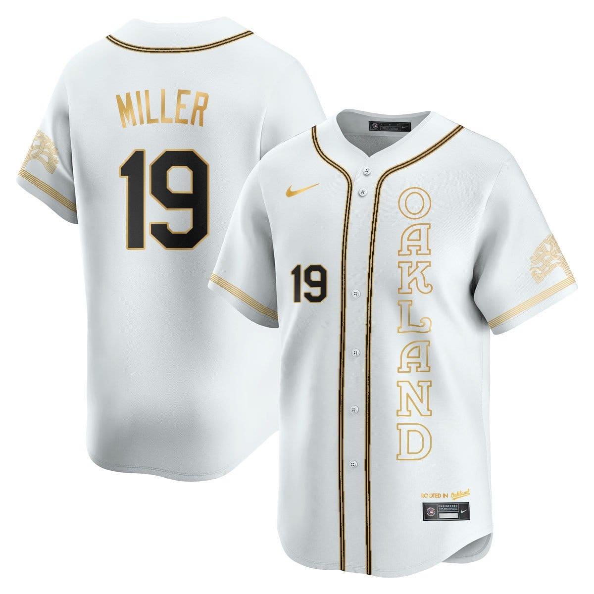 Oakland Athletics City Connect Concept Jersey - All Stitched - Image 3