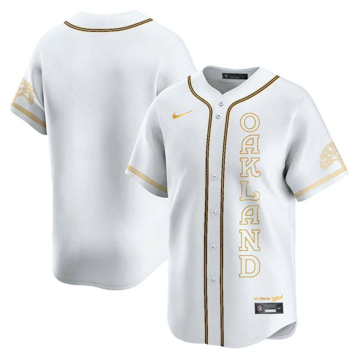 Oakland Athletics City Connect Concept Jersey - All Stitched - Image 12