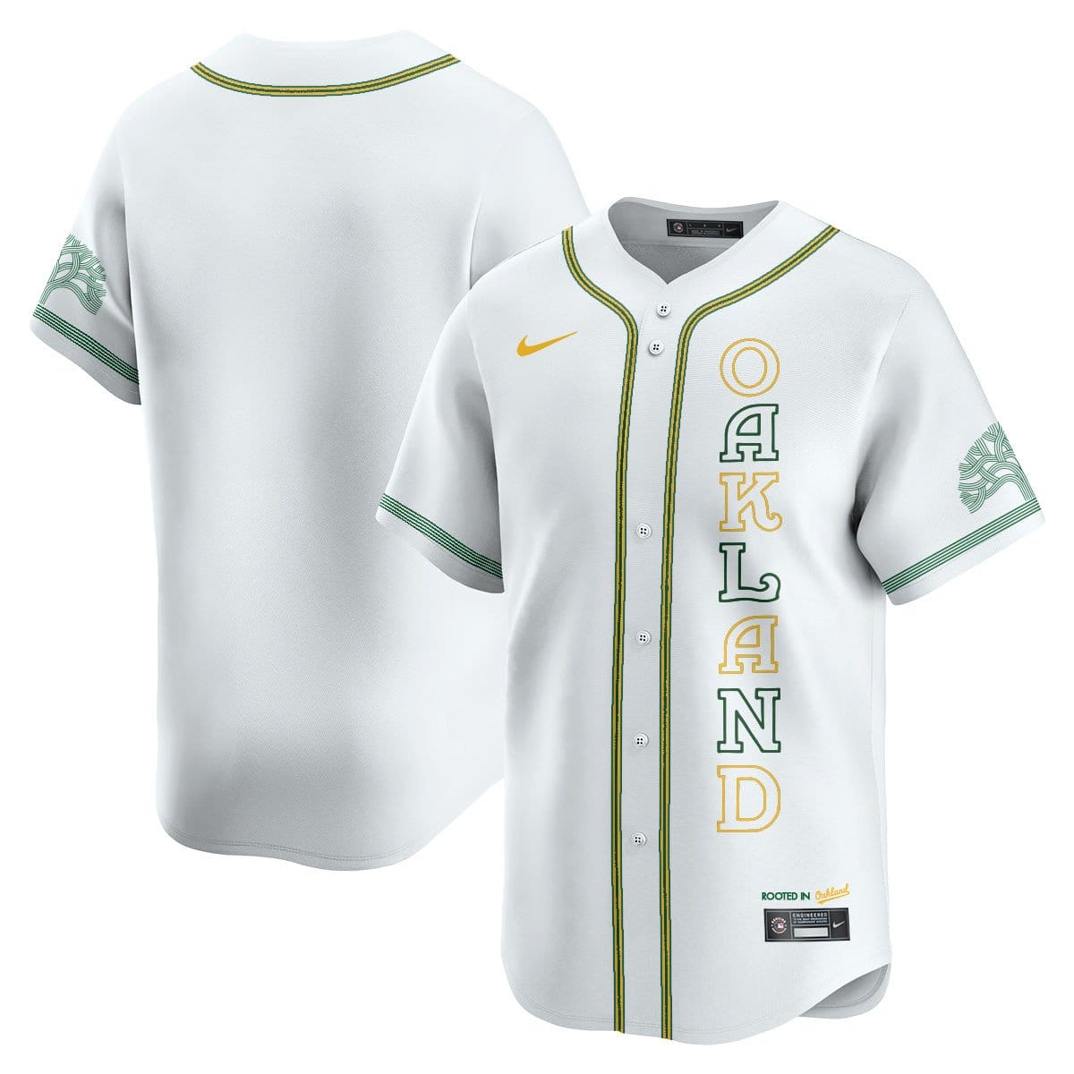 Oakland Athletics City Connect Concept Jersey - All Stitched - Image 33