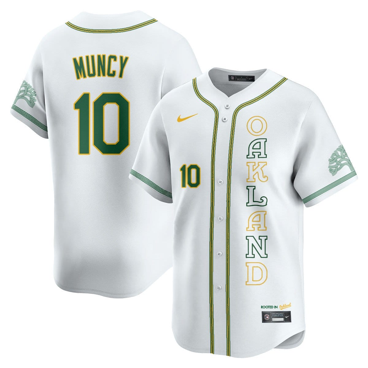 Oakland Athletics City Connect Concept Jersey - All Stitched - Image 35