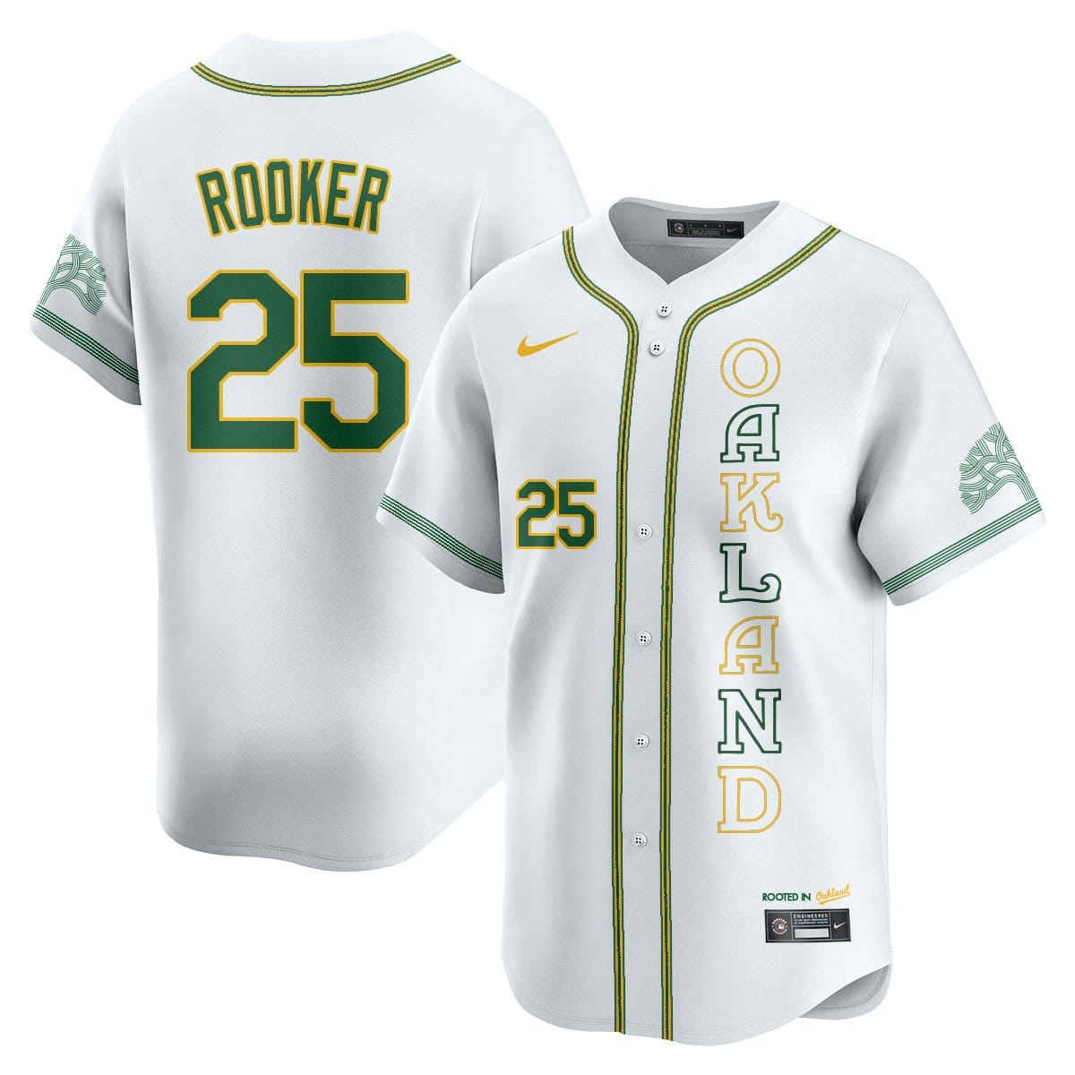 Oakland Athletics City Connect Concept Jersey - All Stitched - Image 31