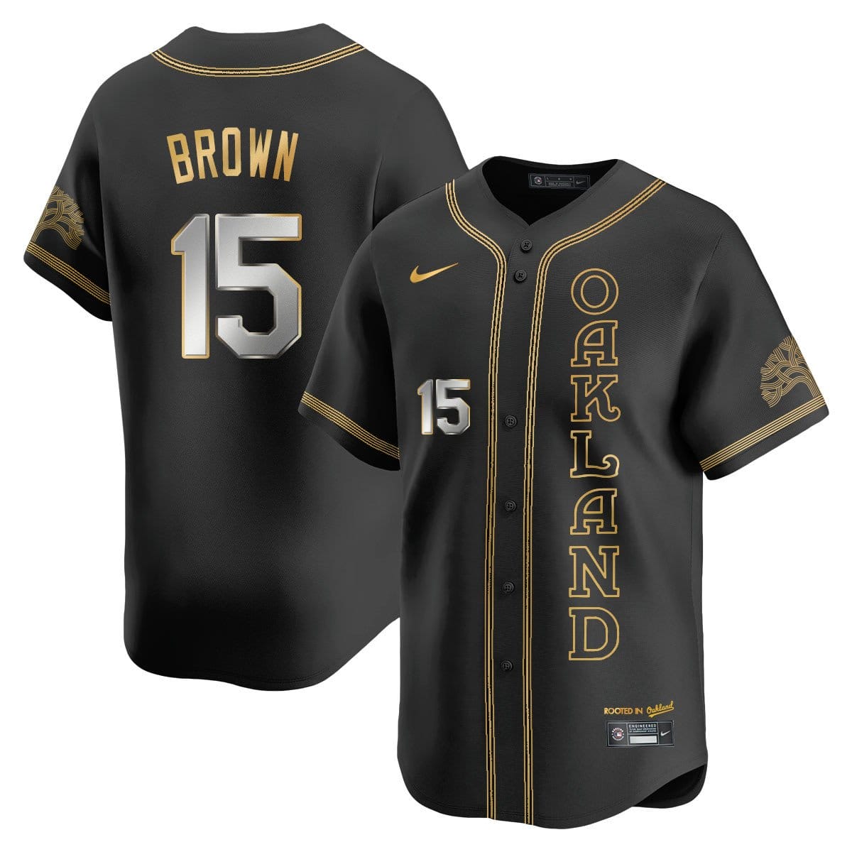 Oakland Athletics City Connect Concept Jersey - All Stitched - Image 37