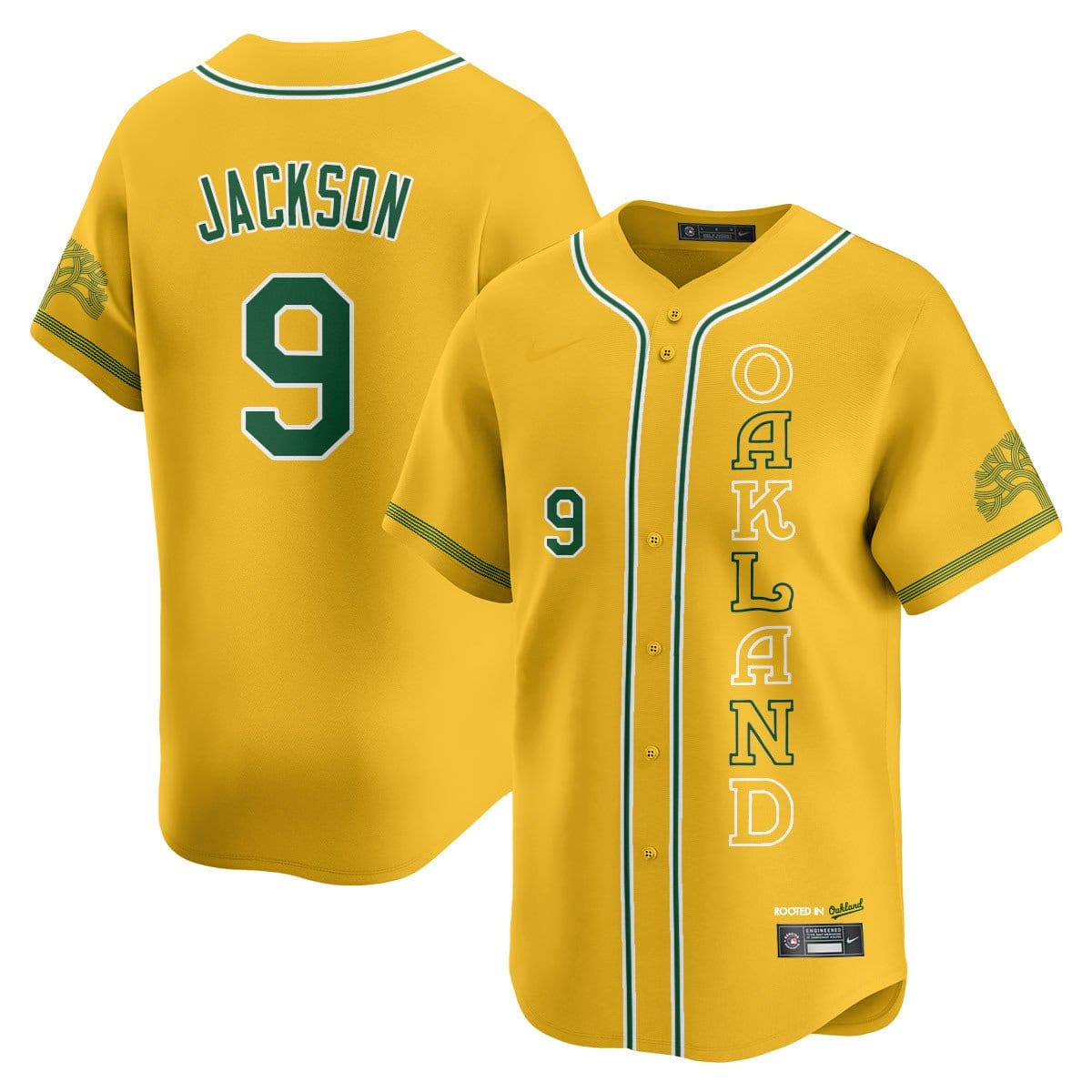 Oakland Athletics City Connect Concept Jersey - All Stitched - Image 47