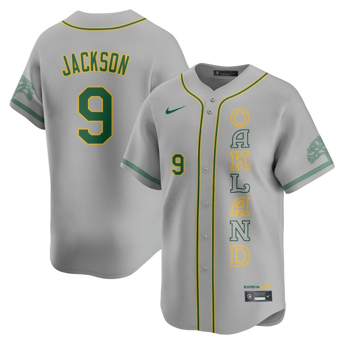 Oakland Athletics City Connect Concept Jersey - All Stitched - Image 56