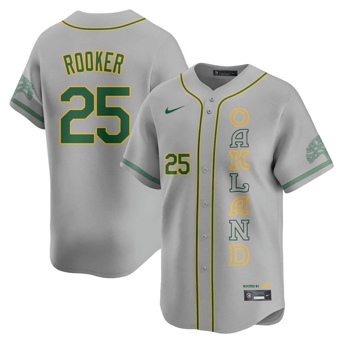 Oakland Athletics City Connect Concept Jersey - All Stitched - Image 60