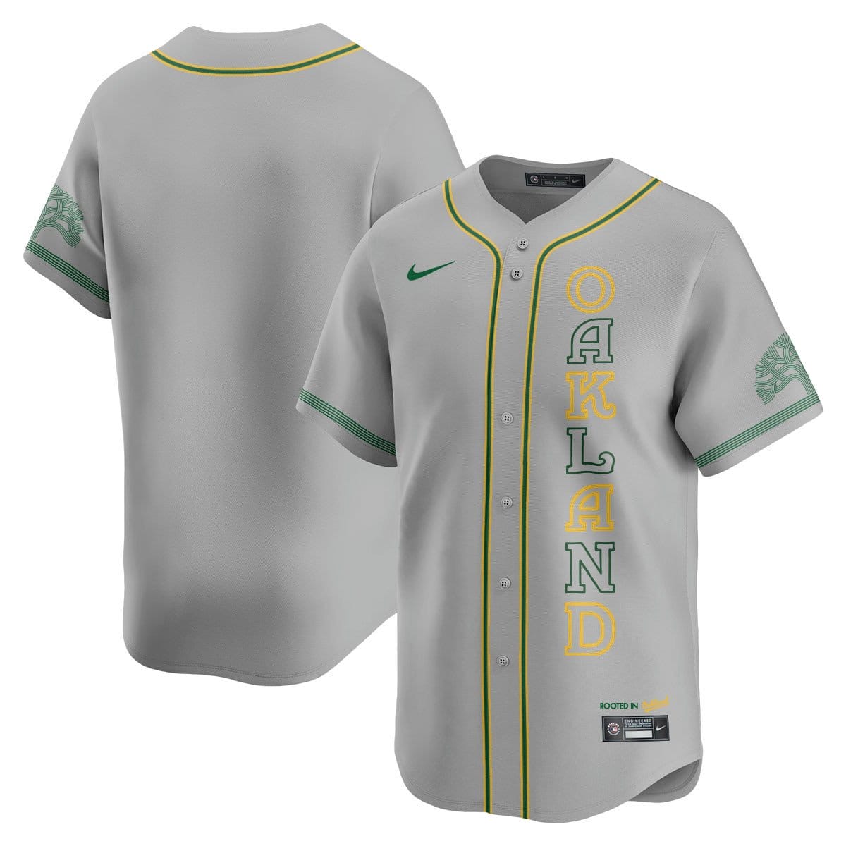 Oakland Athletics City Connect Concept Jersey - All Stitched - Image 63