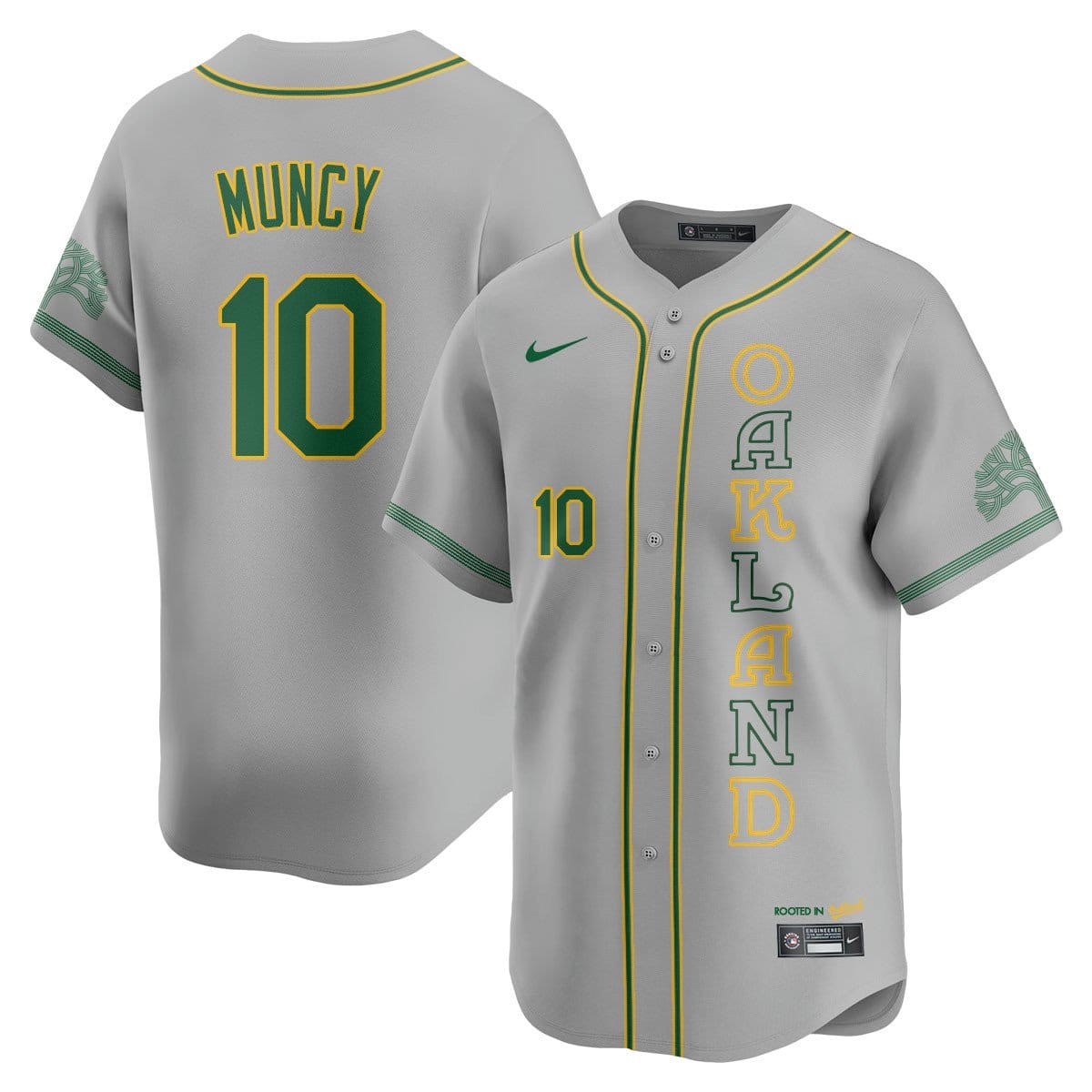 Oakland Athletics City Connect Concept Jersey - All Stitched - Image 59