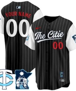 Alternative view of Custom Name/Gender Minnesota Twins City Connect Concept Jersey - All Stitched