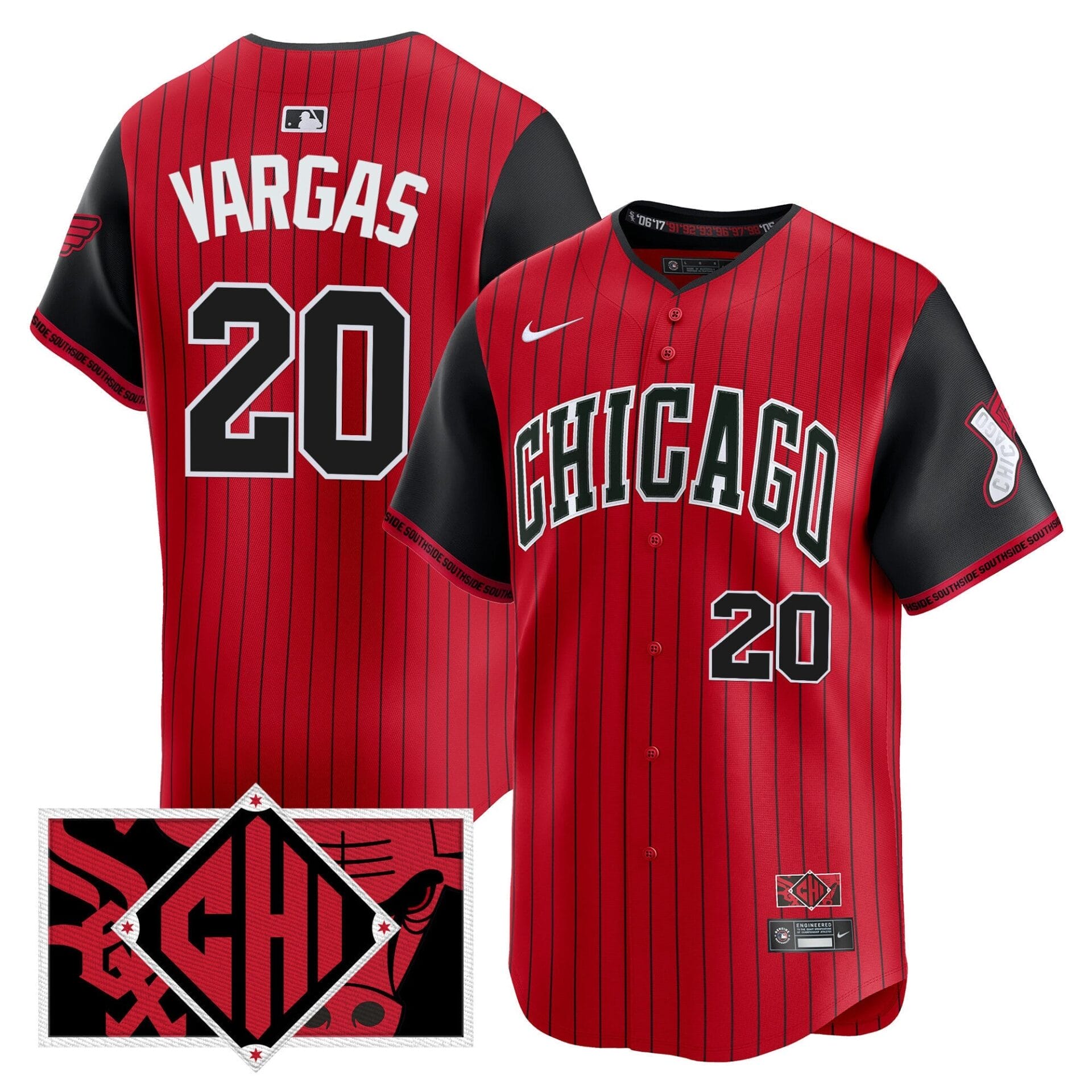 Chicago White Sox 2025 City Connect Vapor Premier Limited Jersey - All Stitched - Image 3