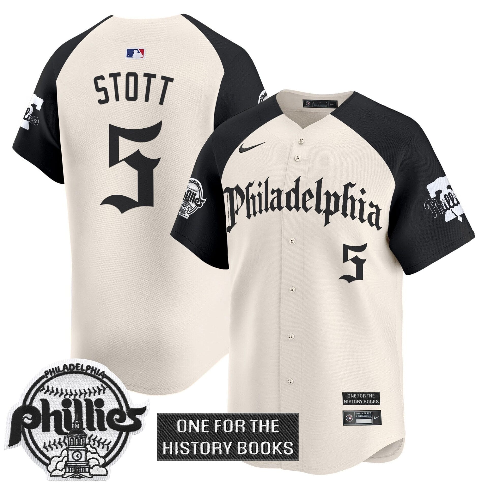 Phillies 'Retro Newspaper Edition' Vapor Premier Limited Jersey - All Stitched - Image 25
