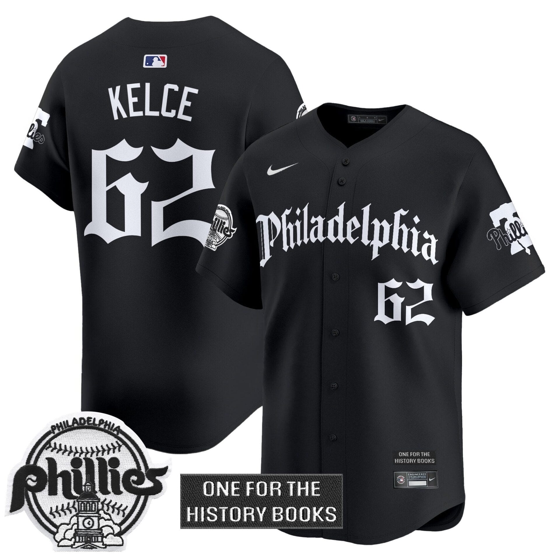 Phillies 'Retro Newspaper Edition' Vapor Premier Limited Jersey - All Stitched - Image 7