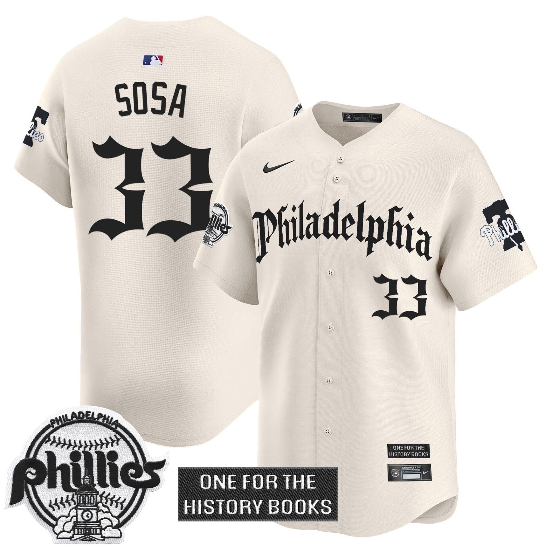 Phillies 'Retro Newspaper Edition' Vapor Premier Limited Jersey - All Stitched - Image 12