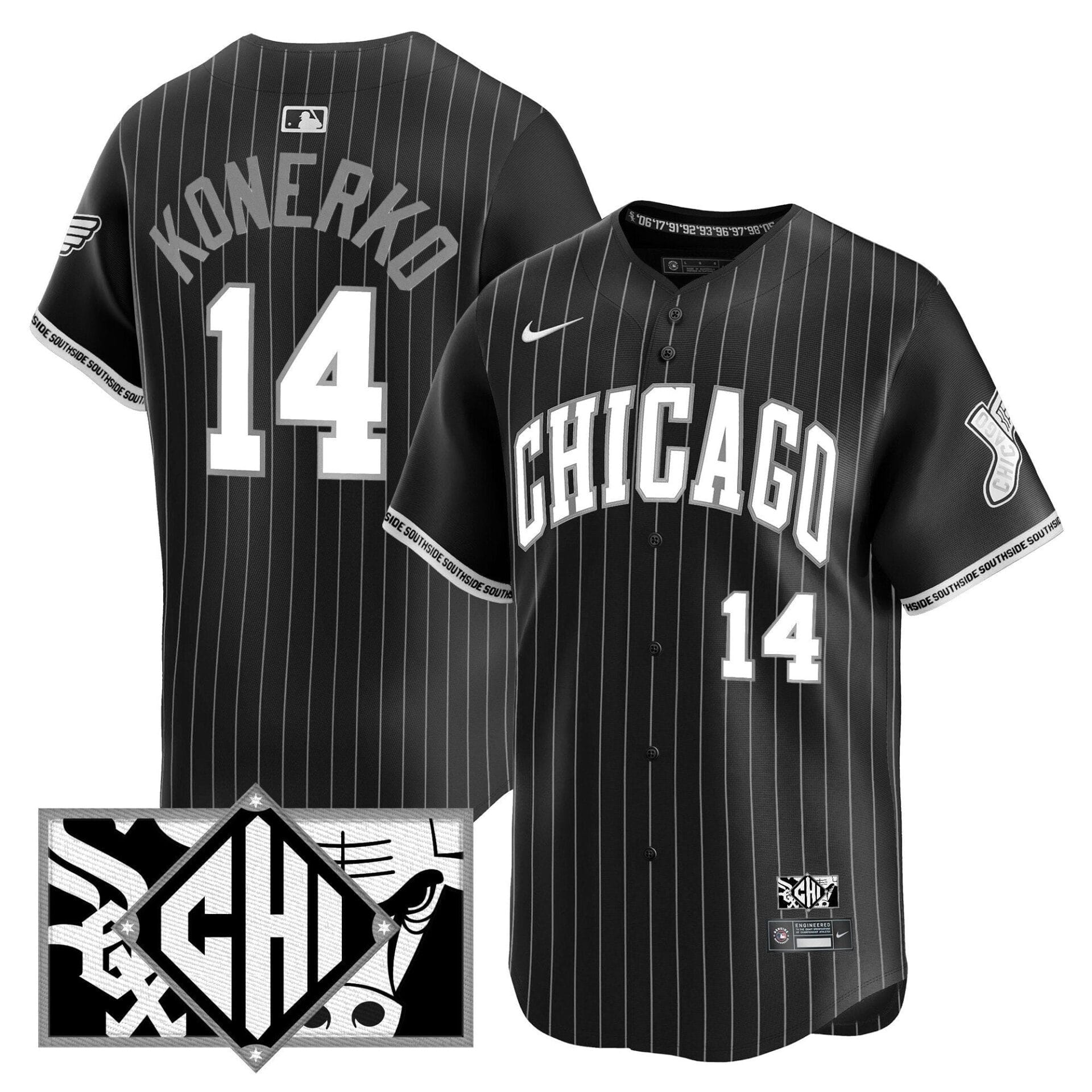 Chicago White Sox 2025 City Connect Vapor Premier Limited Jersey - All Stitched - Image 14