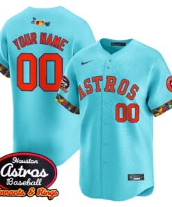 Houston Astros x El Tiempo Cantina Vapor Premier Limited Custom Jersey - All Stitched