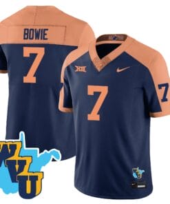 Alternative view of West Virginia Mountaineers 1965-2025 Throwback Jersey - All Stitched