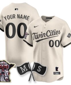 Alternative view of Custom Name/Gender Minnesota Twins Alternate Limited Jersey - All Stitched