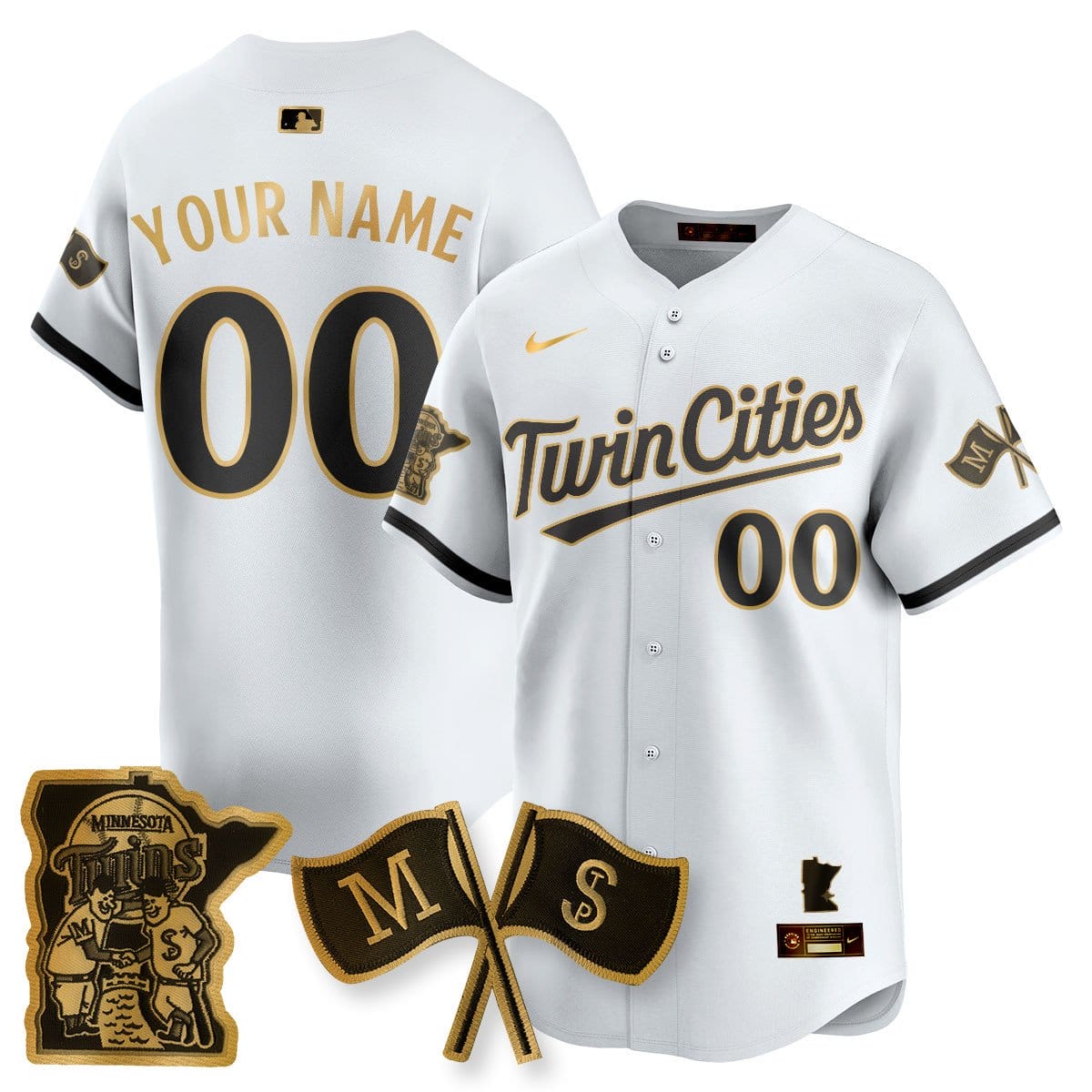 Custom Name/Gender Minnesota Twins Alternate Limited Jersey - All Stitched - Image 4