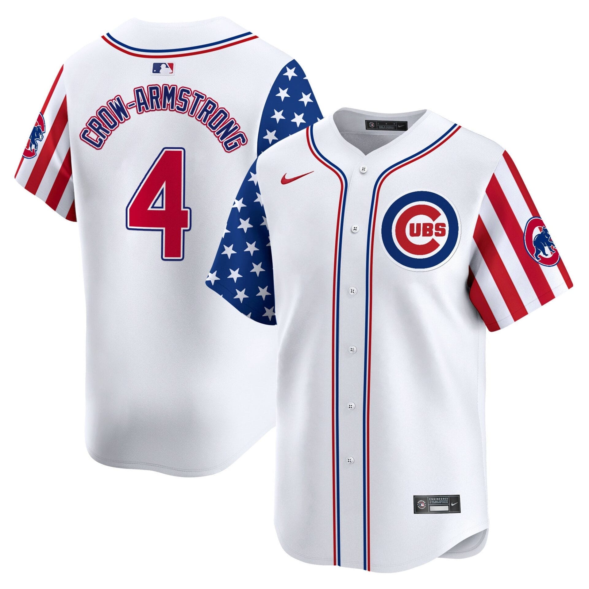 Chicago Cubs 2025 Memorial Day Vapor Premier Limited Jersey - All Stitched - Image 8