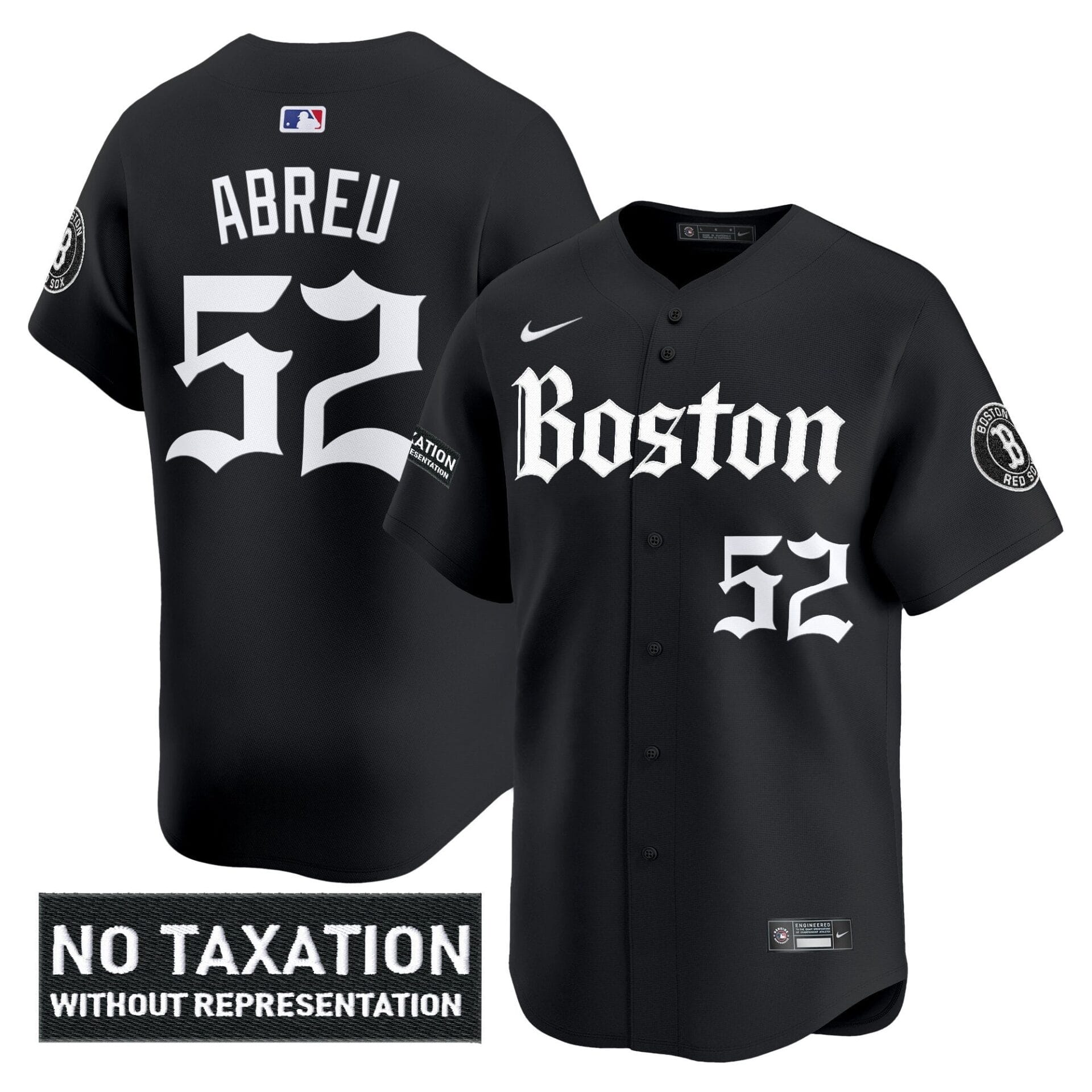 Boston Red Sox 'Retro Newspaper Edition' Vapor Premier Limited Jersey - All Stitched - Image 2