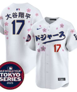 Alternative view of Los Angeles Dodgers Tokyo Series 2025 Vapor Limited Jersey N6 - Stitched