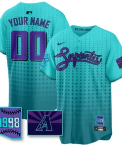 Arizona Diamondbacks Purple for Second “Serpientes” City Connect Custom Jersey - All Stitched
