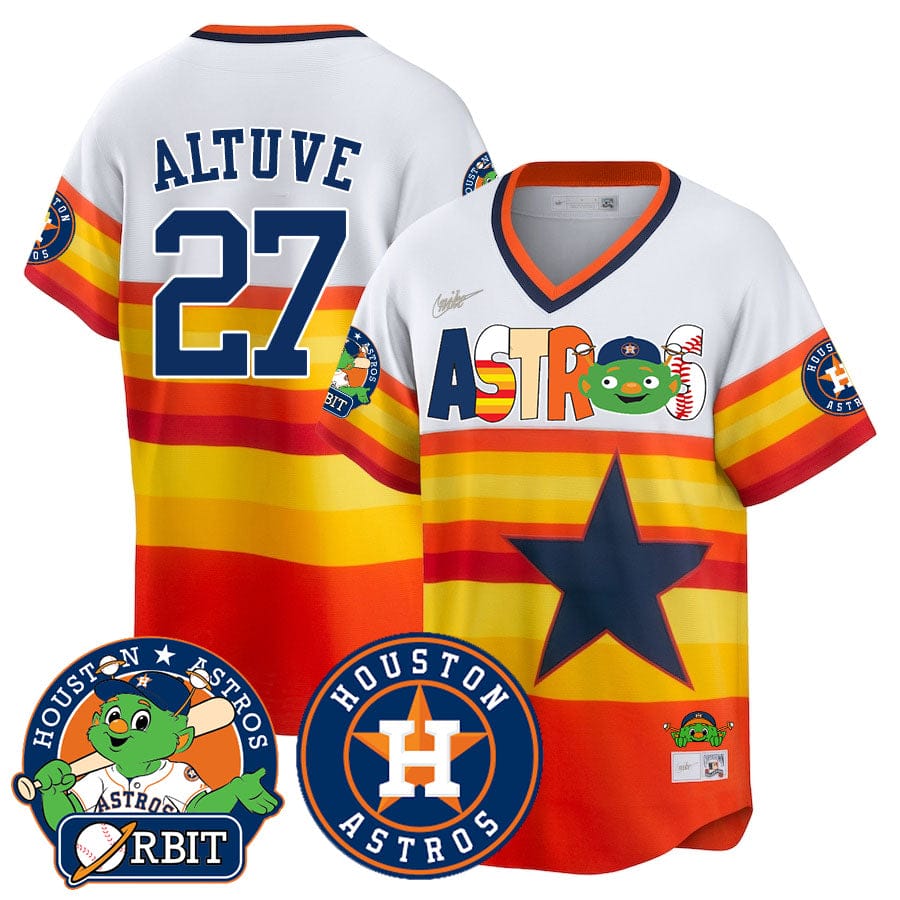 Houston Astros Orbit Vapor Premier Jersey - All Stitched - Image 2