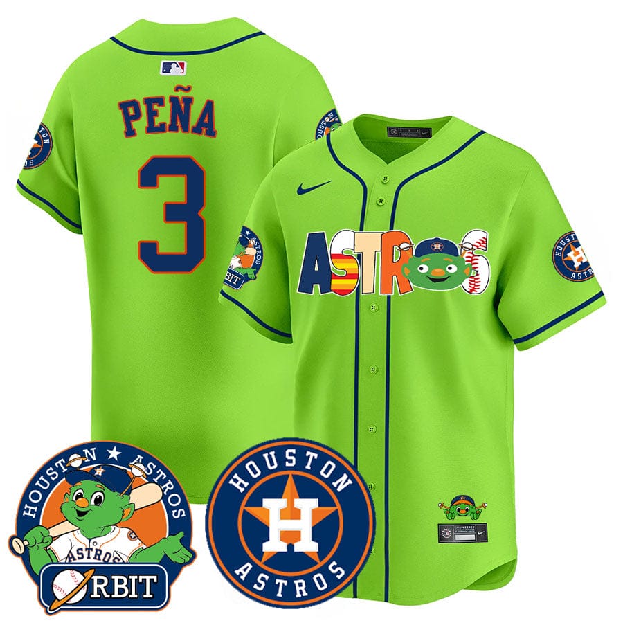 Houston Astros Orbit Vapor Premier Jersey - All Stitched - Image 26
