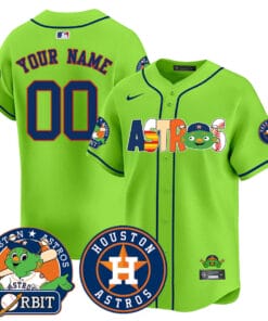 Houston Astros Orbit Vapor Premier Custom Jersey - All Stitched
