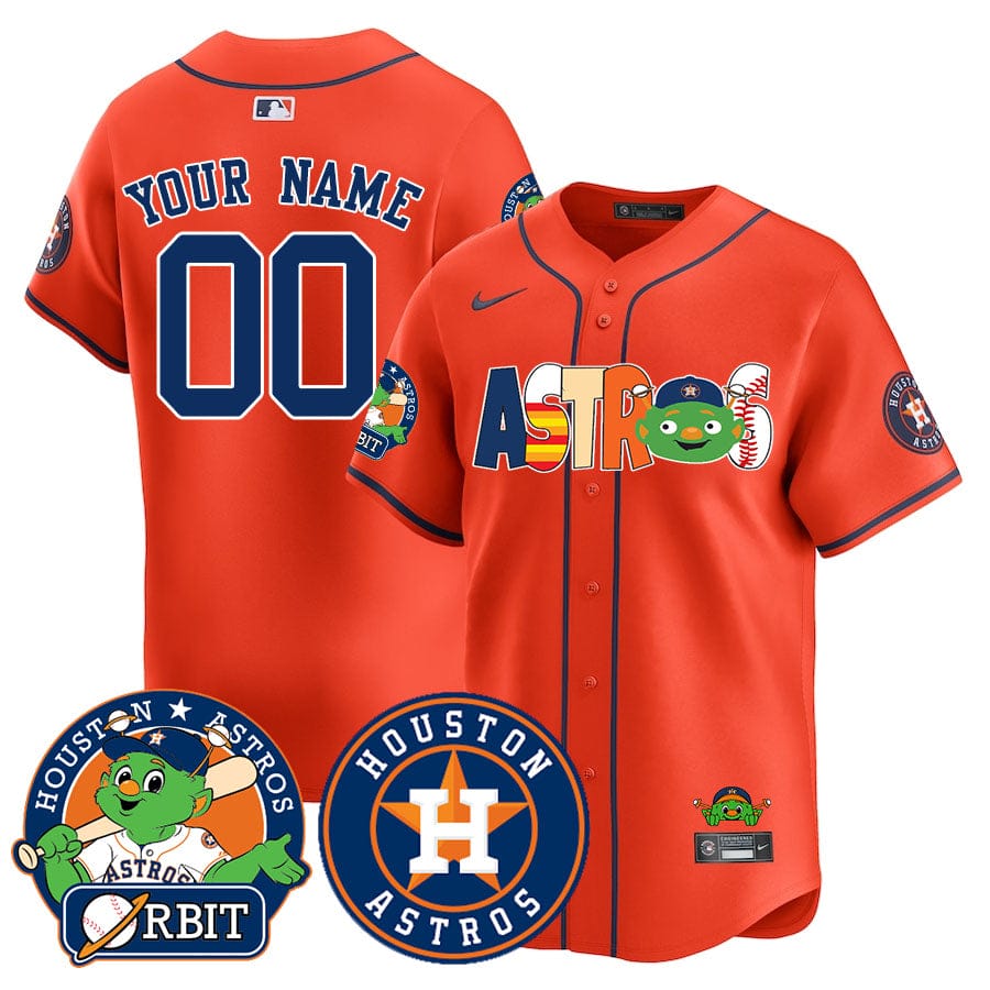 Houston Astros Orbit Vapor Premier Custom Jersey - All Stitched - Image 5