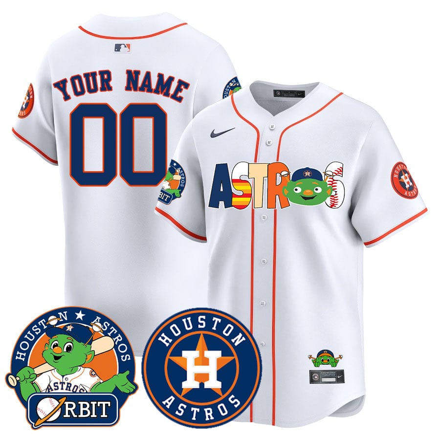 Houston Astros Orbit Vapor Premier Custom Jersey - All Stitched - Image 3